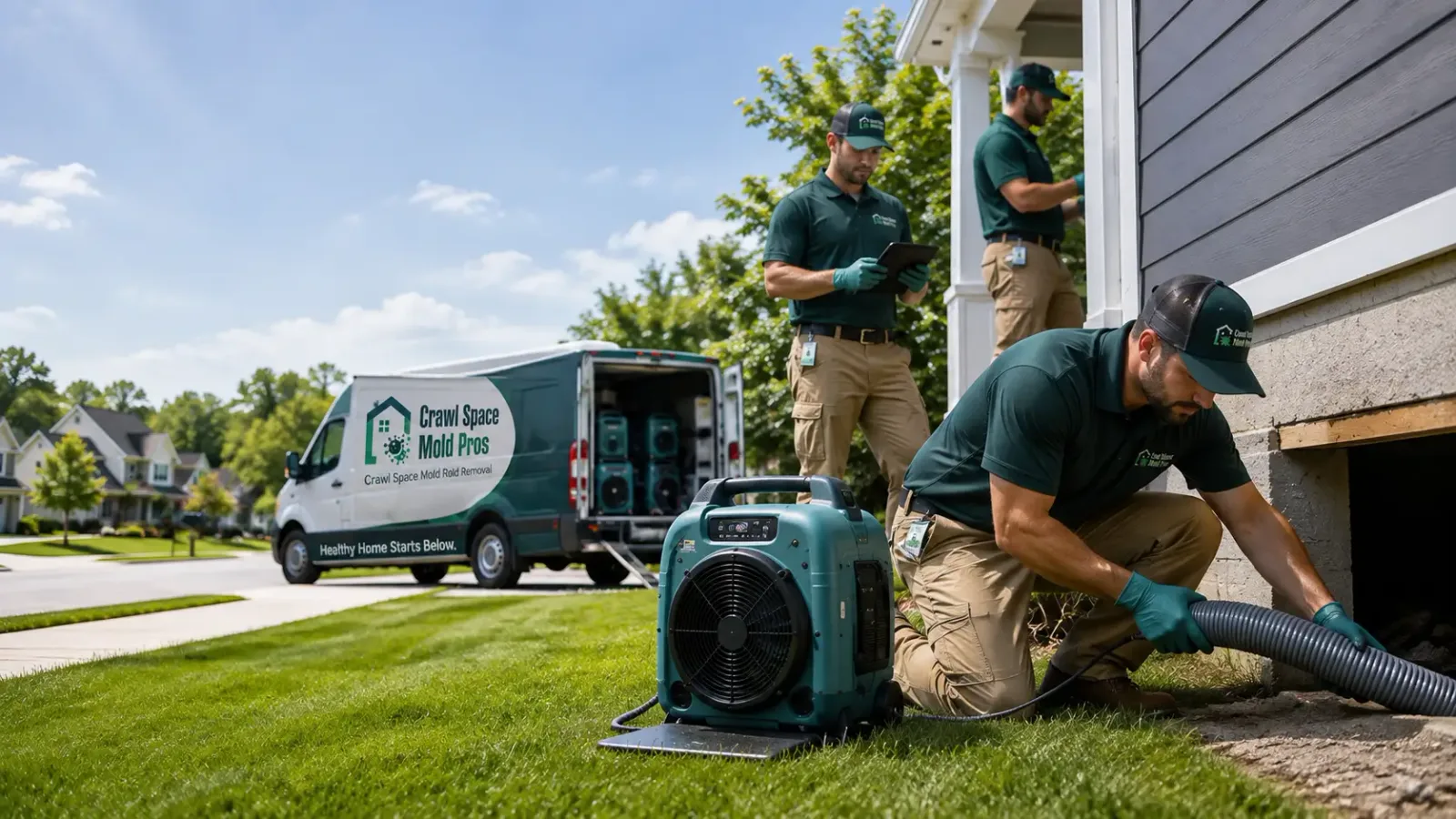 Crawl Space Mold Removal in Gas City, IN